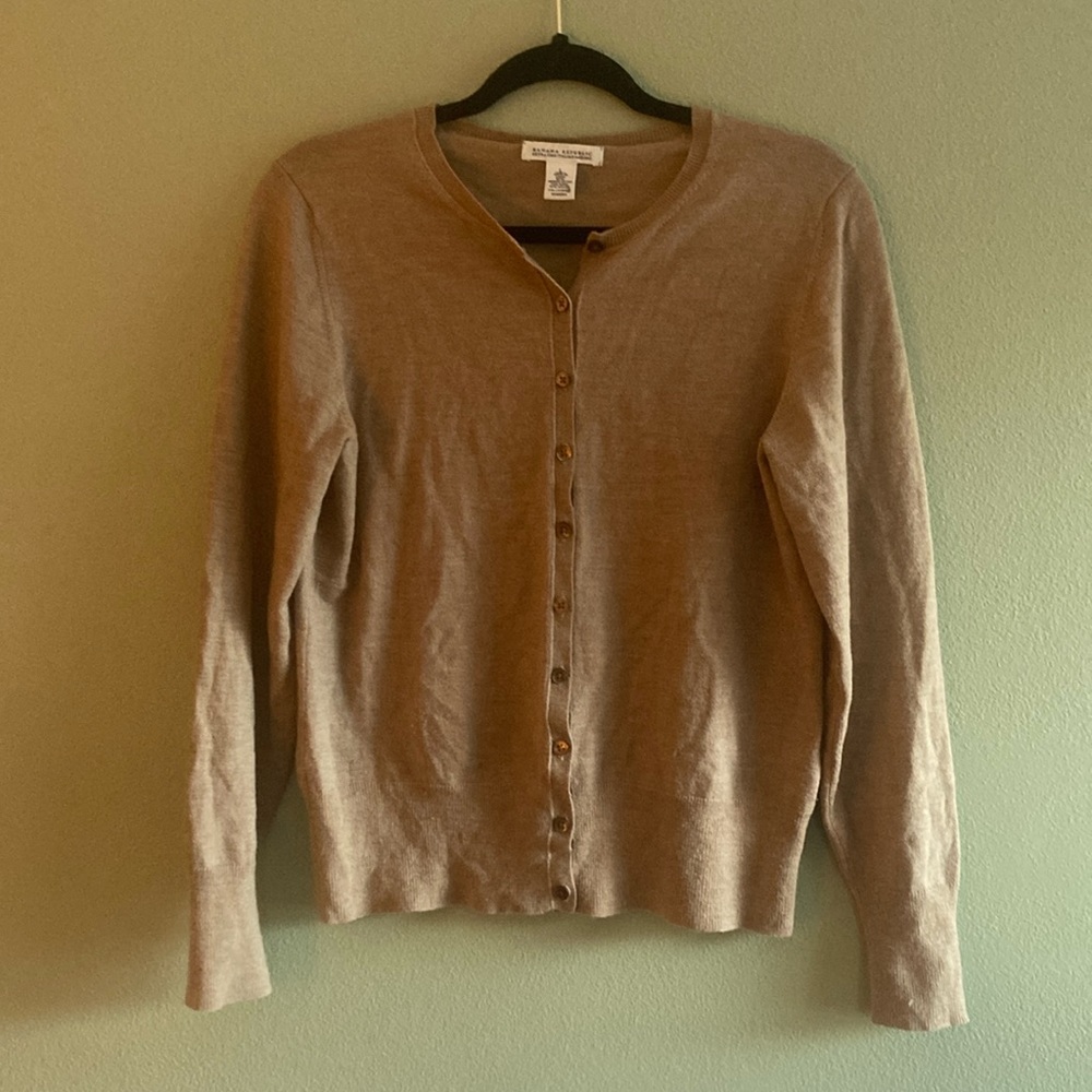 Banana Republic Italian Merino cardigan - women’s large